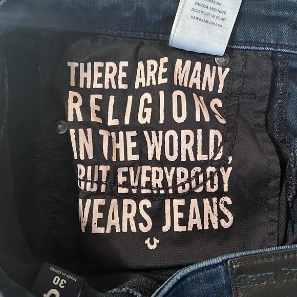 True Religion Flare Jeans - Picture 7 of 9